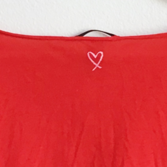 2/$25❤️ NWT Victoria's Secret Angel Red Pajama Top - Picture 5 of 5